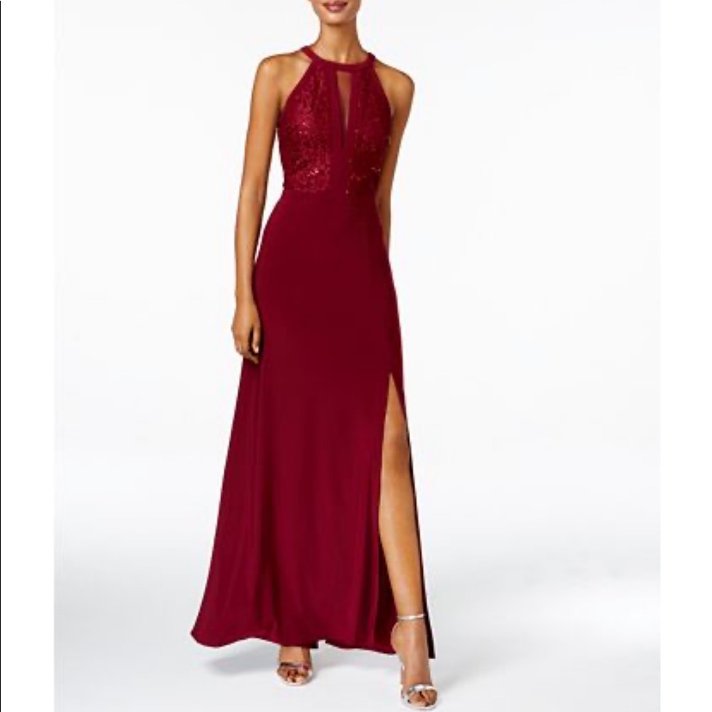 Night way - Merlot Formal Dress